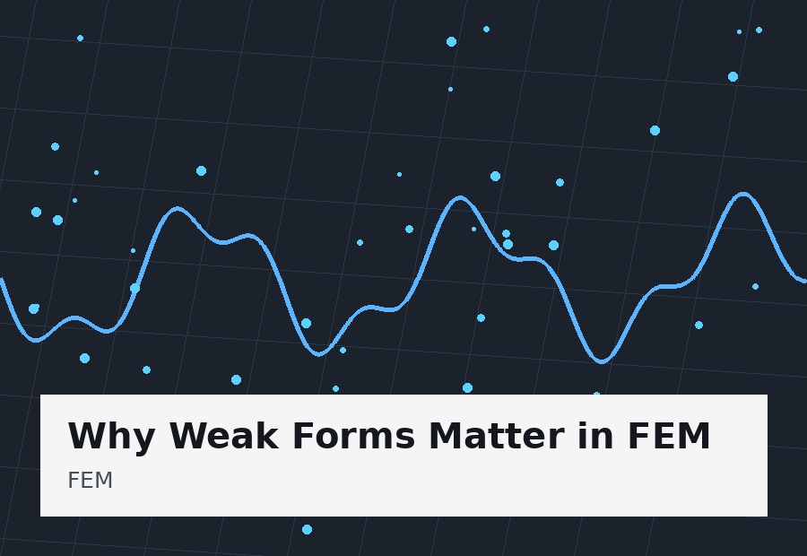 Why Weak Forms Matter in FEM