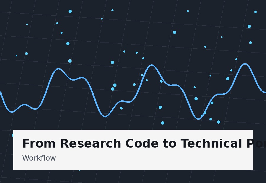 From Research Code to Technical Portfolio