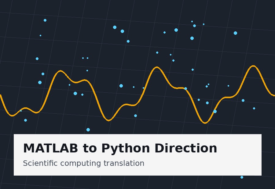 MATLAB to Python Direction